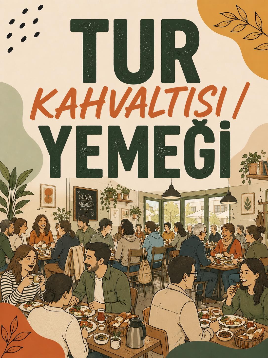 Tur Kahvaltısı / Yemeği — Karşı Cafe etkinlik afişi